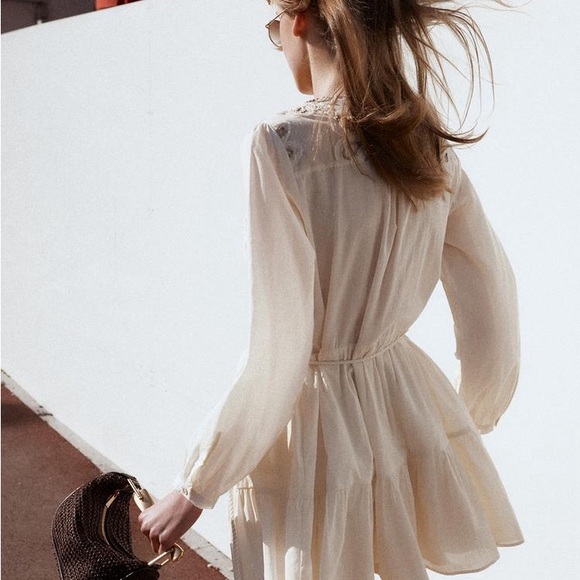 NWT Zara Woven Handbag with Gold Twist Handle - Picture 15 of 15